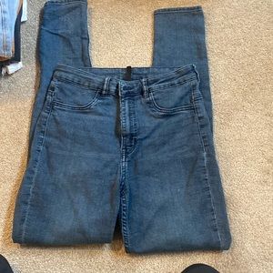 Divided high waisted skinny jeans